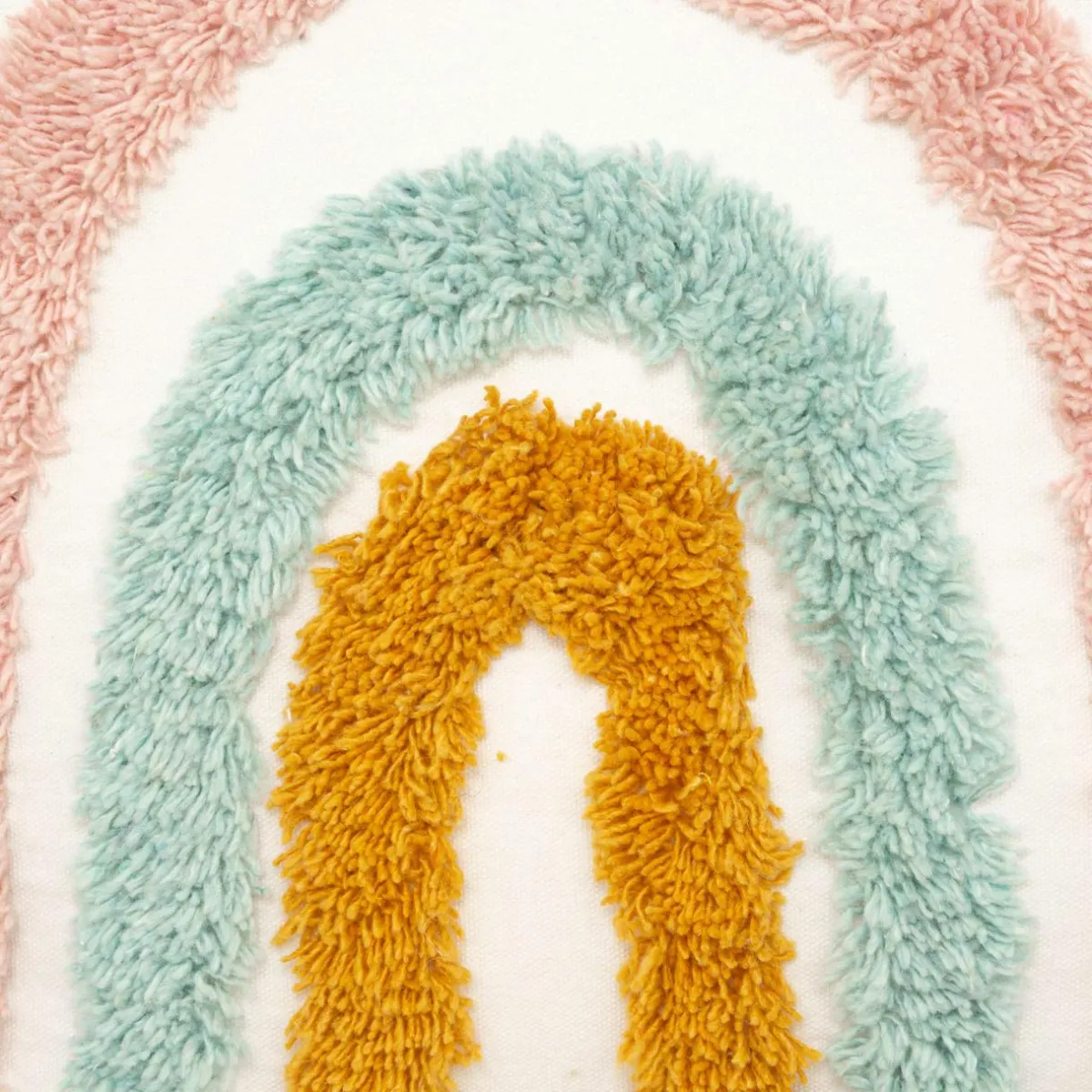 Atmosphera createur d'interieur for kids Coussin carré enfant (38 x 38 cm) Arc en ciel Multicolore Outlet