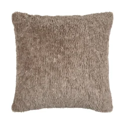 STOF Coussin carré fausse fourrure (45 x 45 cm) Timmy Taupe Best
