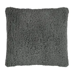 STOF Coussin carré fausse fourrure (50 x 50 cm) Dudley souris Gris