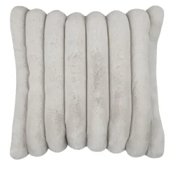 STOF Coussin carré fausse fourrure (45 x 45 cm) Polary Beige