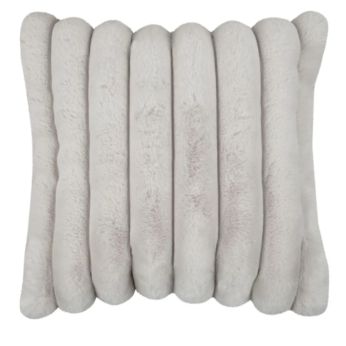 STOF Coussin carré fausse fourrure (45 x 45 cm) Polary Beige