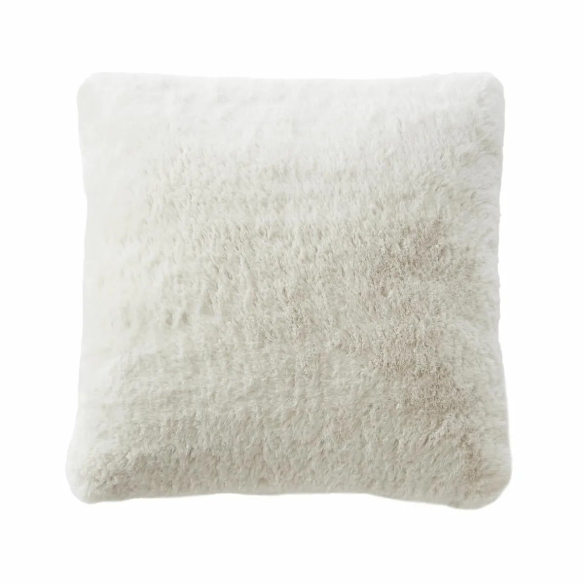 EMINZA Coussin carré fausse fourrure (45 x 45 cm) Finn Blanc Sale