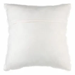 ATMOSPHERA Coussin carré fausse fourrure (45 x 45 cm) Manoir Blanc