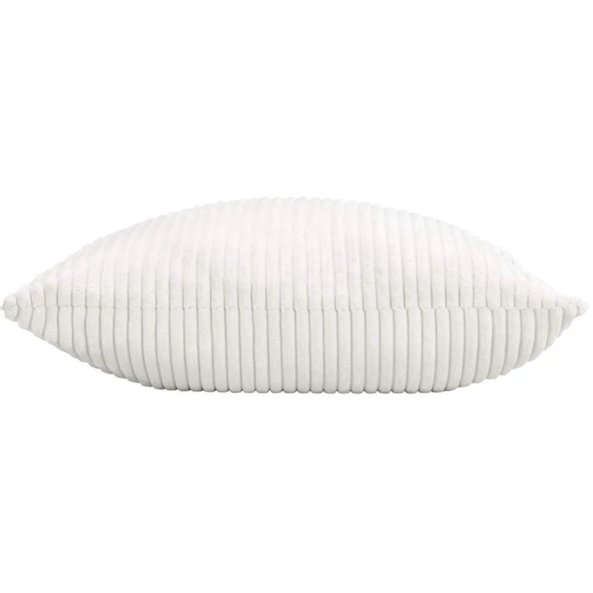 douceur d'intu017drieur Coussin carré flanelle relief (45 x 45 cm) Nils Blanc Clearance