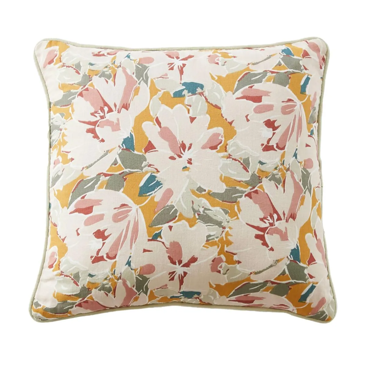 EMINZA Coussin carré gaze de coton (45 x 45 cm) April Multicolore