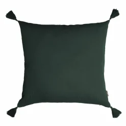 EMINZA Coussin carré gaze de coton (60 x 60 cm) Gaïa Vert sapin Online