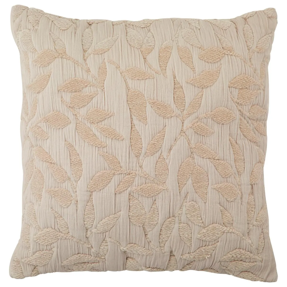 Atmosphera, cru017dateur d'intu017drieur Coussin carré gaze de coton (50 x 50 cm) Letho Beige Clearance