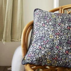 EMINZA Coussin carré gaze de coton (45 x 45 cm) Elya Violet Outlet