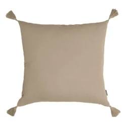 EMINZA Coussin carré gaze de coton (40 x 40 cm) Gaïa Ficelle Outlet