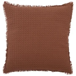 ATMOSPHERA Coussin carré nid d'abeille (45 x 45 cm) Widdy Terracotta Best