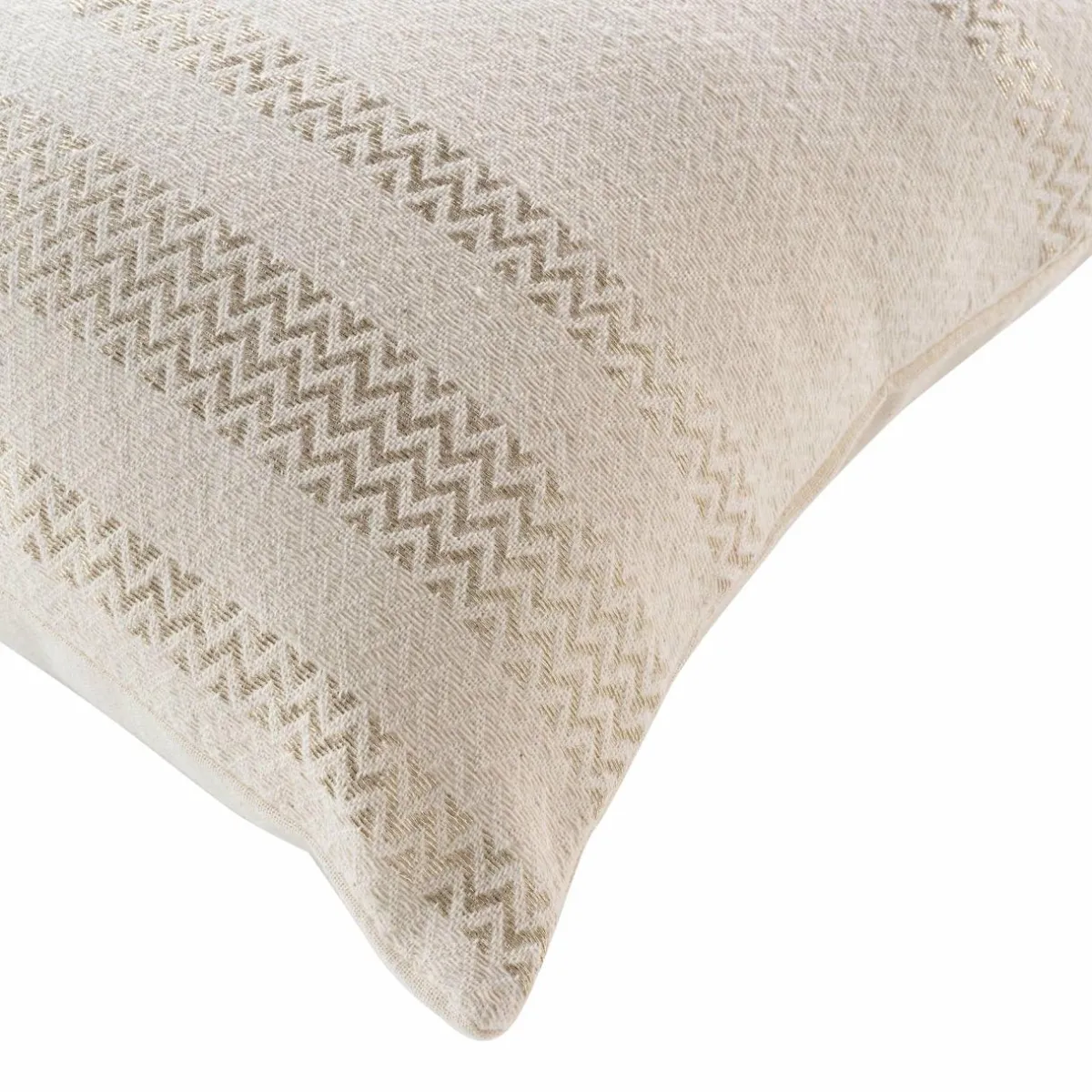 DOUCEUR D'INTERIEUR Coussin carré polycoton (40 x 40 cm) Doreline Ecru Clearance