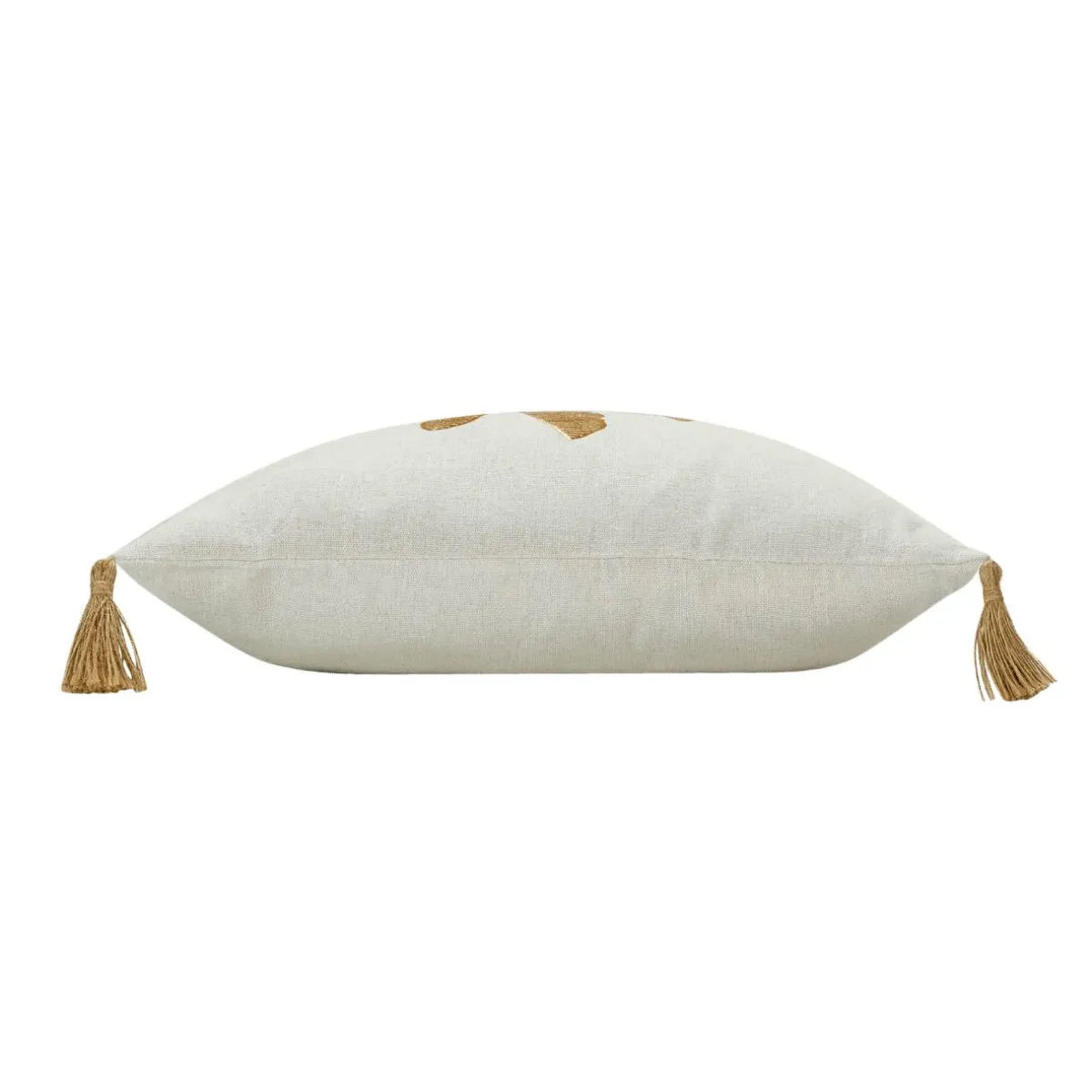 DOUCEUR D'INTERIEUR Coussin carré pompons (45 x 45 cm) Théa Marron Best