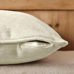EMINZA Coussin carré tissé (45 x 45 cm) Magnus Beige Outlet