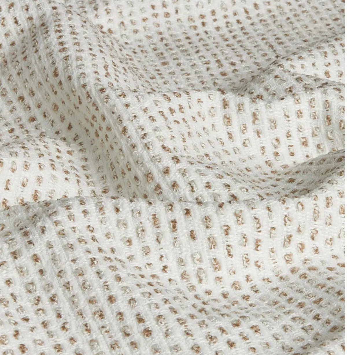 EMINZA Coussin carré tissé (50 x 50 cm) Oscar Ivoire Discount