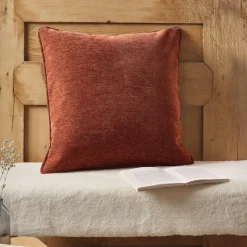 EMINZA Coussin carré tissé (45 x 45 cm) Magnus Terracotta Best