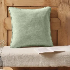 EMINZA Coussin carré tissé (45 x 45 cm) Magnus Vert Eucalyptus
