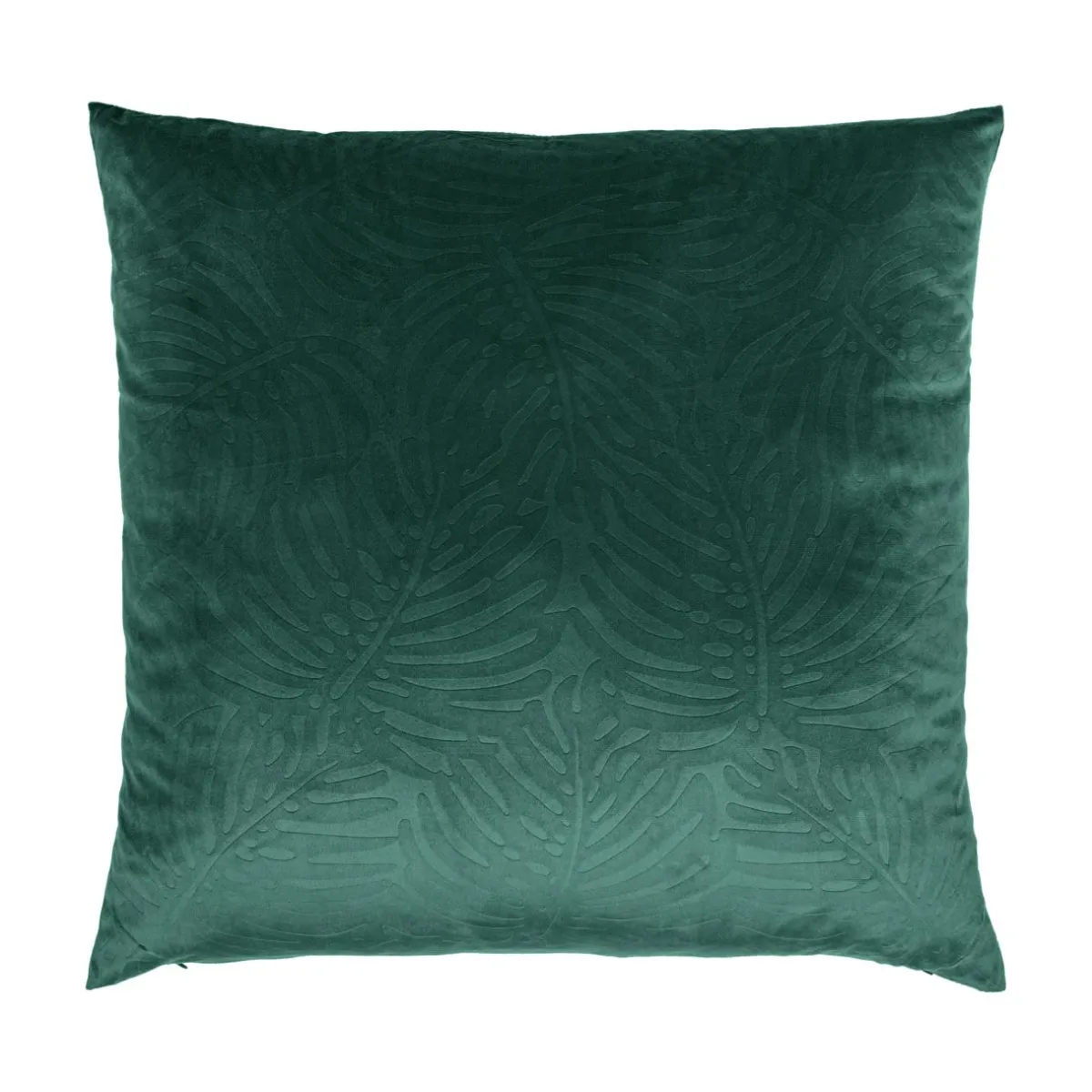 EMINZA Coussin carré velours (60 x 60 cm) Fern Vert sapin Outlet