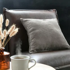 STOF Coussin carré velours (45 x 45 cm) Dandy Taupe Best