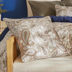 EMINZA Coussin carré velours (50 x 50 cm) Dolores Beige New