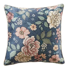 EMINZA Coussin carré velours (50 x 50 cm) Dolores Rose Outlet