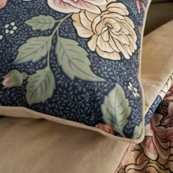 EMINZA Coussin carré velours (50 x 50 cm) Dolores Rose Outlet