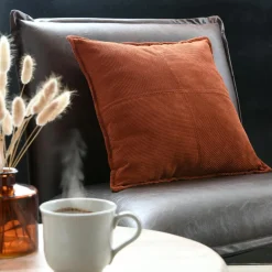STOF Coussin carré velours (45 x 45 cm) Dandy Terracotta Outlet