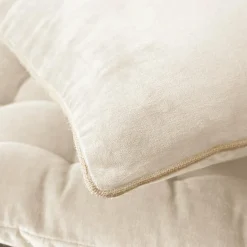EMINZA Coussin carré velours de coton (45 x 45 cm) Victor pampa Beige Online