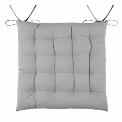 LOVELY CASA Coussin de chaise carré (40 x 40 cm) Duo Gris Anthracite Hot