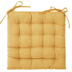 ATMOSPHERA Coussin de chaise carré (38 x 38 cm) Otto Jaune ocre Sale