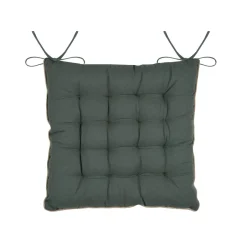 STOF Coussin de chaise carré coton (38 x 38 cm) Botanys Ecru New