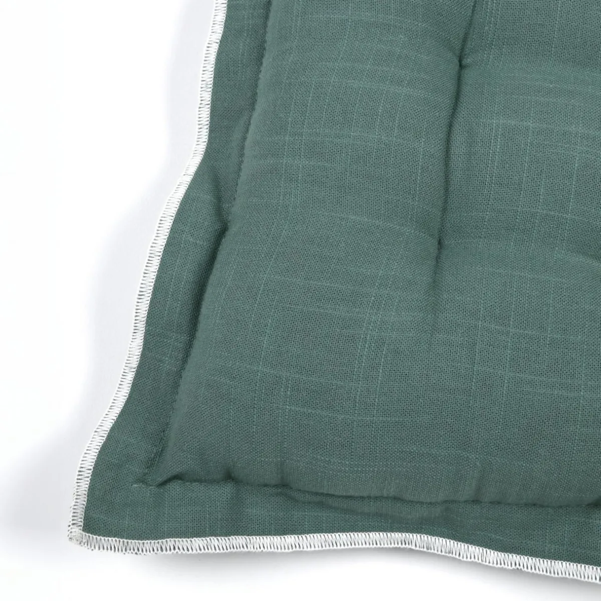 STOF Coussin de chaise carré coton (38 x 38 cm) Helios Vert New