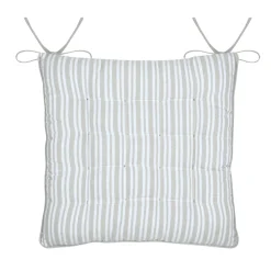 STOF Coussin de chaise carré coton (38 x 38 cm) Joséphine Gris Online