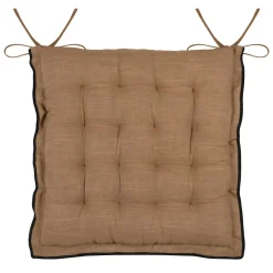 STOF Coussin de chaise carré coton (38 x 38 cm) Helios Camel Online