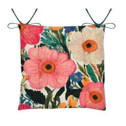 STOF Coussin de chaise carré en coton (38 x 38 cm) Betty Multicolore Best