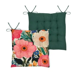 STOF Coussin de chaise carré en coton (38 x 38 cm) Betty Multicolore Best