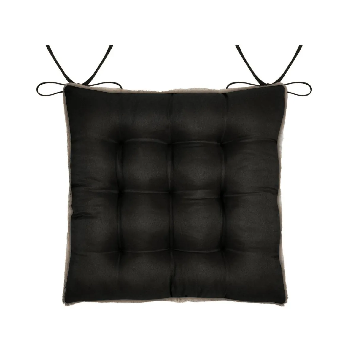 STOF Coussin de chaise carré fausse fourrure (40 x 40 cm) Asgard perle Gris Online