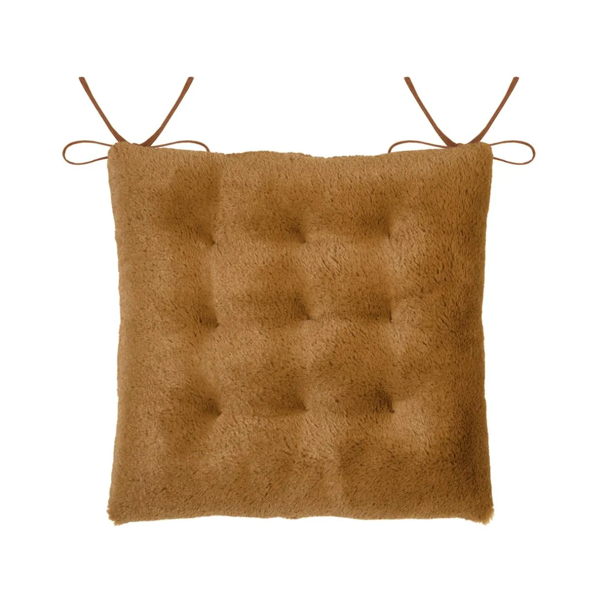 STOF Coussin de chaise carré fausse fourrure (40 x 40 cm) Asgard Camel Sale