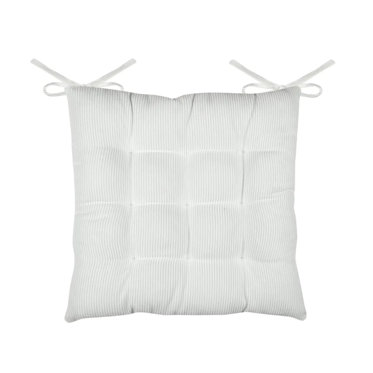 STOF Coussin de chaise carré velours (38 x 38 cm) Dandy Ecru Best
