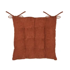 STOF Coussin de chaise carré velours (38 x 38 cm) Dandy Terracotta Sale