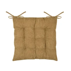 STOF Coussin de chaise carré velours (38 x 38 cm) Dandy Camel Hot