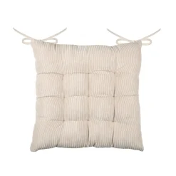 STOF Coussin de chaise carré velours (38 x 38 cm) Dandy Beige Discount