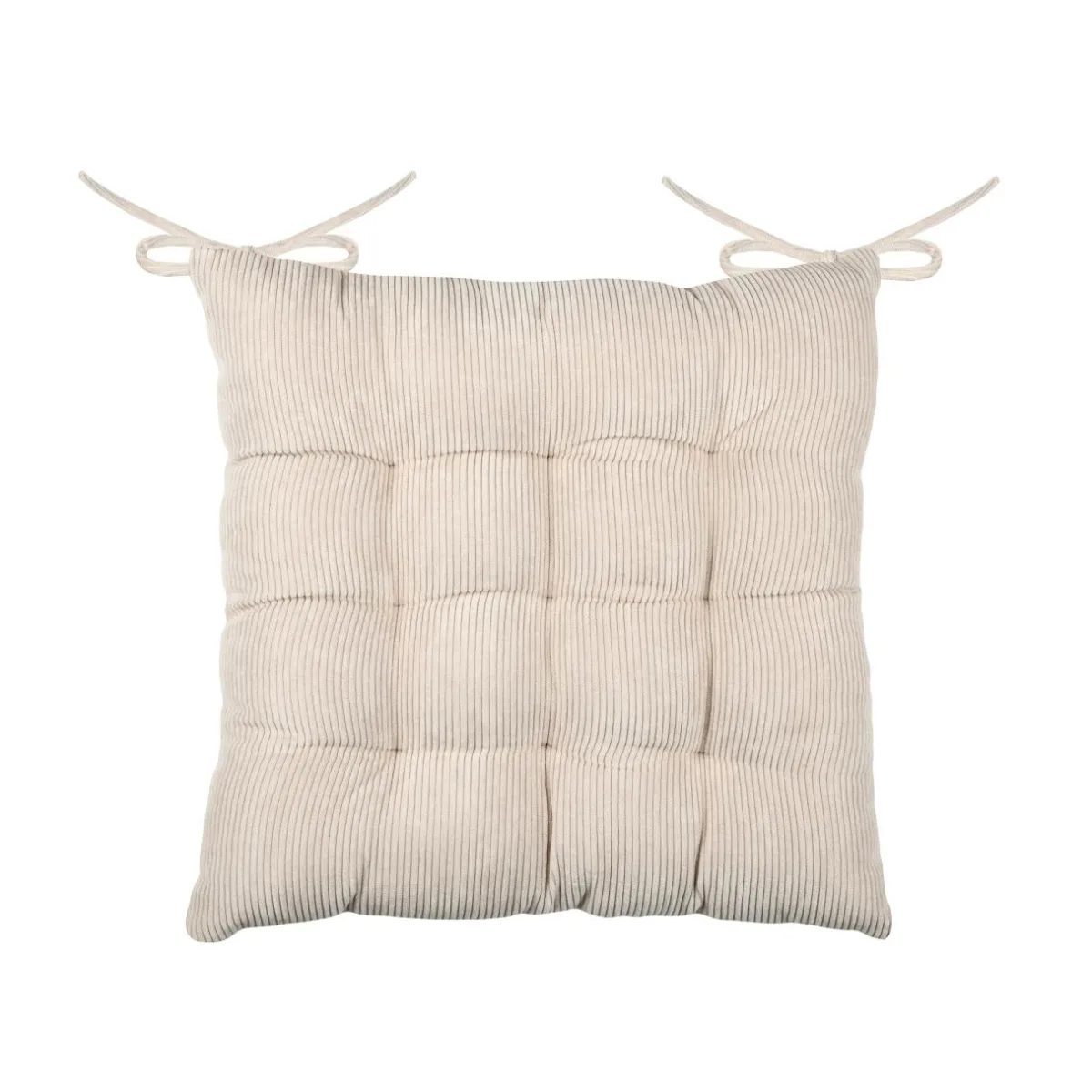 STOF Coussin de chaise carré velours (38 x 38 cm) Dandy Beige Discount