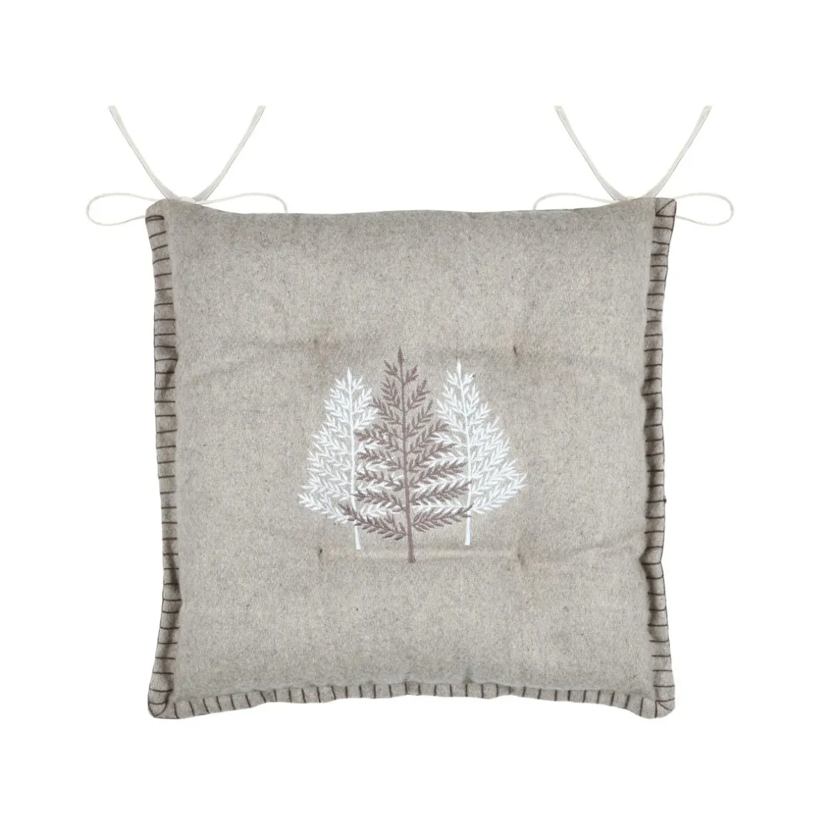 STOF Coussin de chaise carré velours (38 x 38 cm) Landry Beige Online