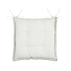 STOF Coussin de chaise carré velours (38 x 38 cm) Landry Beige Online