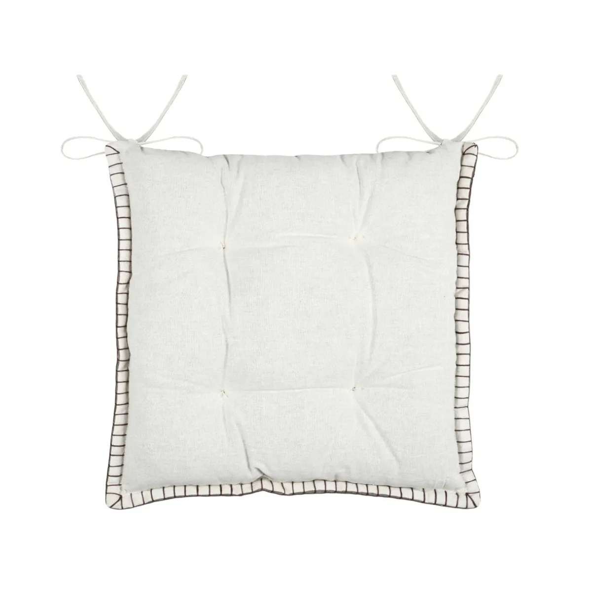STOF Coussin de chaise carré velours (38 x 38 cm) Landry Beige Online