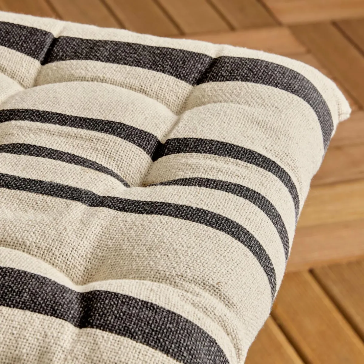 EMINZA Coussin de chaise extérieur carré (38 x 38 cm) Nautira Gris ardoise Sale
