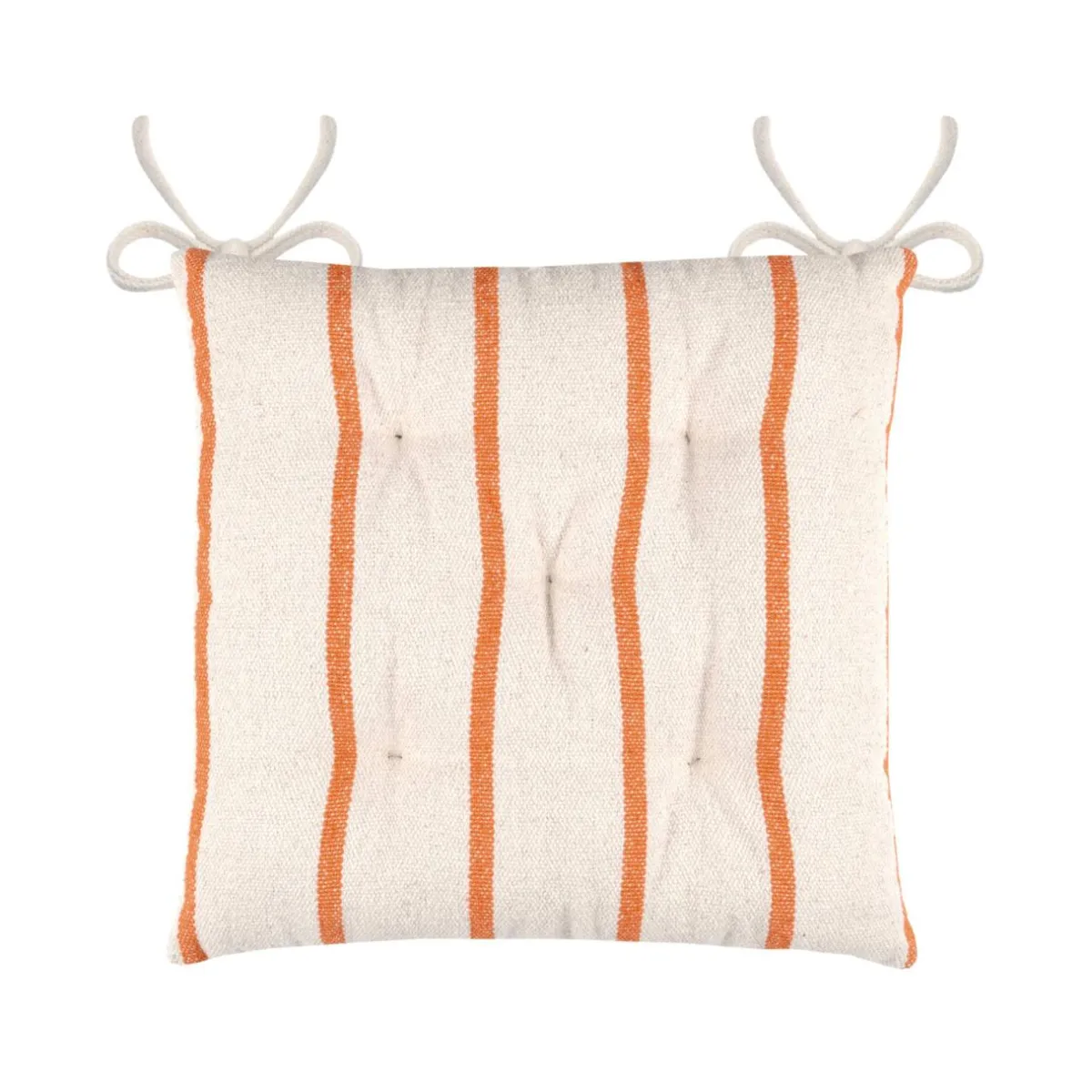 EMINZA Coussin de chaise extérieur toile de coton (40 x 40 cm) Ocealys Corail Orange Sale