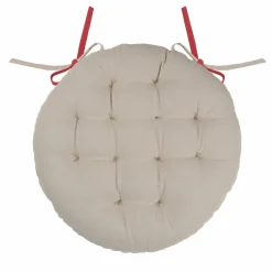 LOVELY CASA Coussin de chaise rond (38 cm) Duo Rouge Online