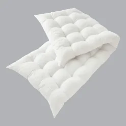 L'EFFET PAPILLON Coussin de garnissage bain de soleil microfibre (70 x 190 cm) Aéris Blanc Sale