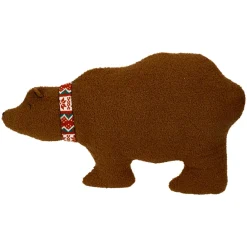 KOOPMAN Coussin de Noël bouclette (65 x 37 cm) Ours polaire Marron Sale